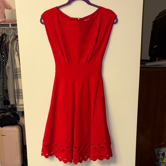 Kate Spade Red Short Sleeve Dress - Picture 2 of 5